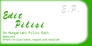 edit pilisi business card